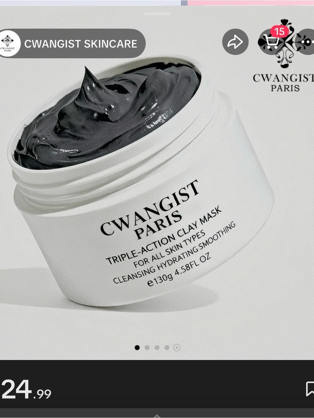 Triple-Action Clay Mask - Black
